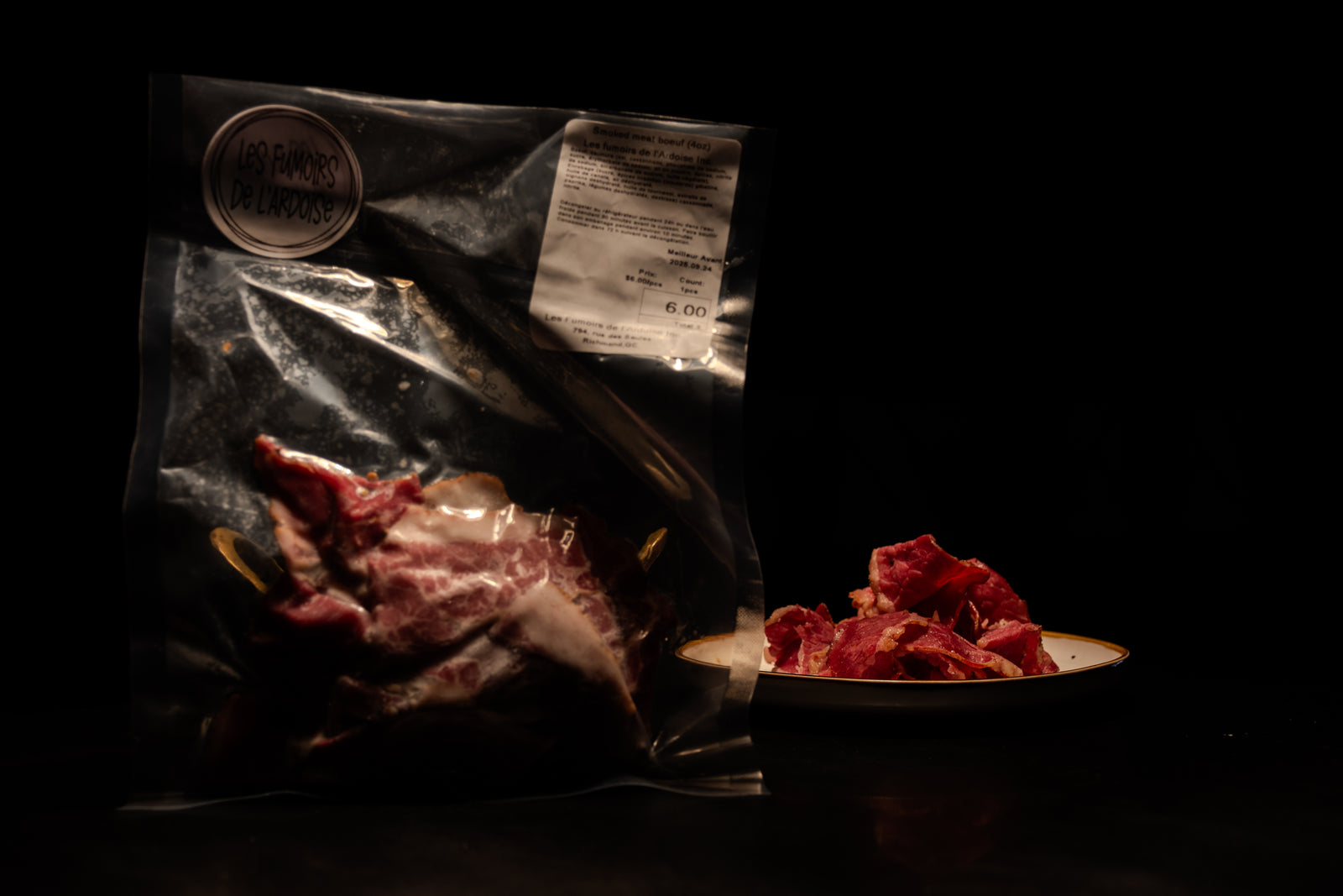 Smoked meat de boeuf (4oz)