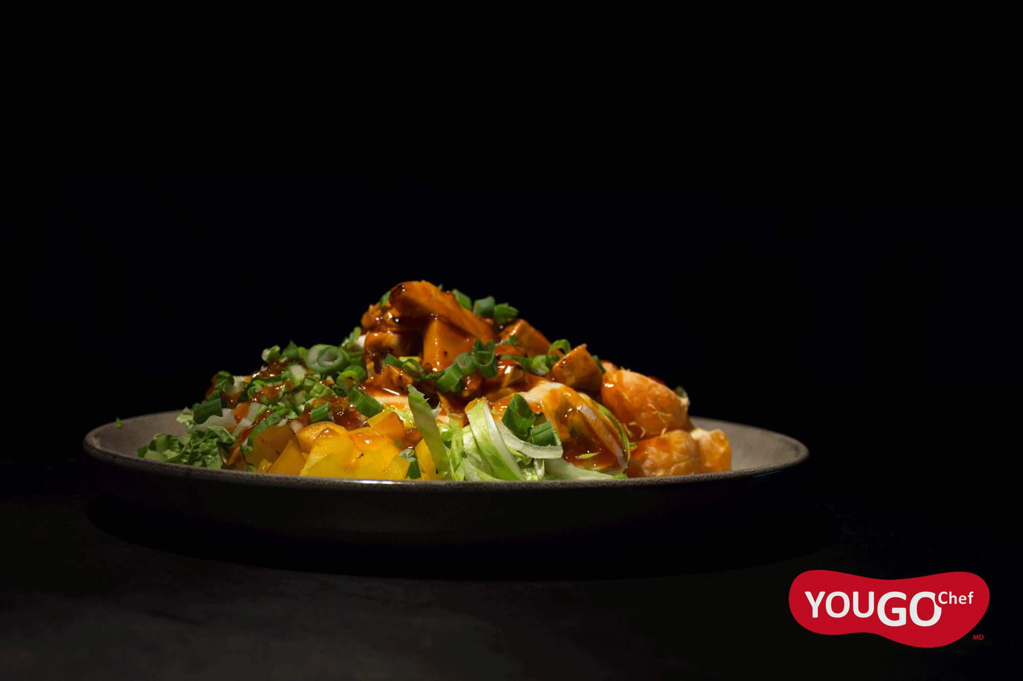 Poke bol au poulet général tao