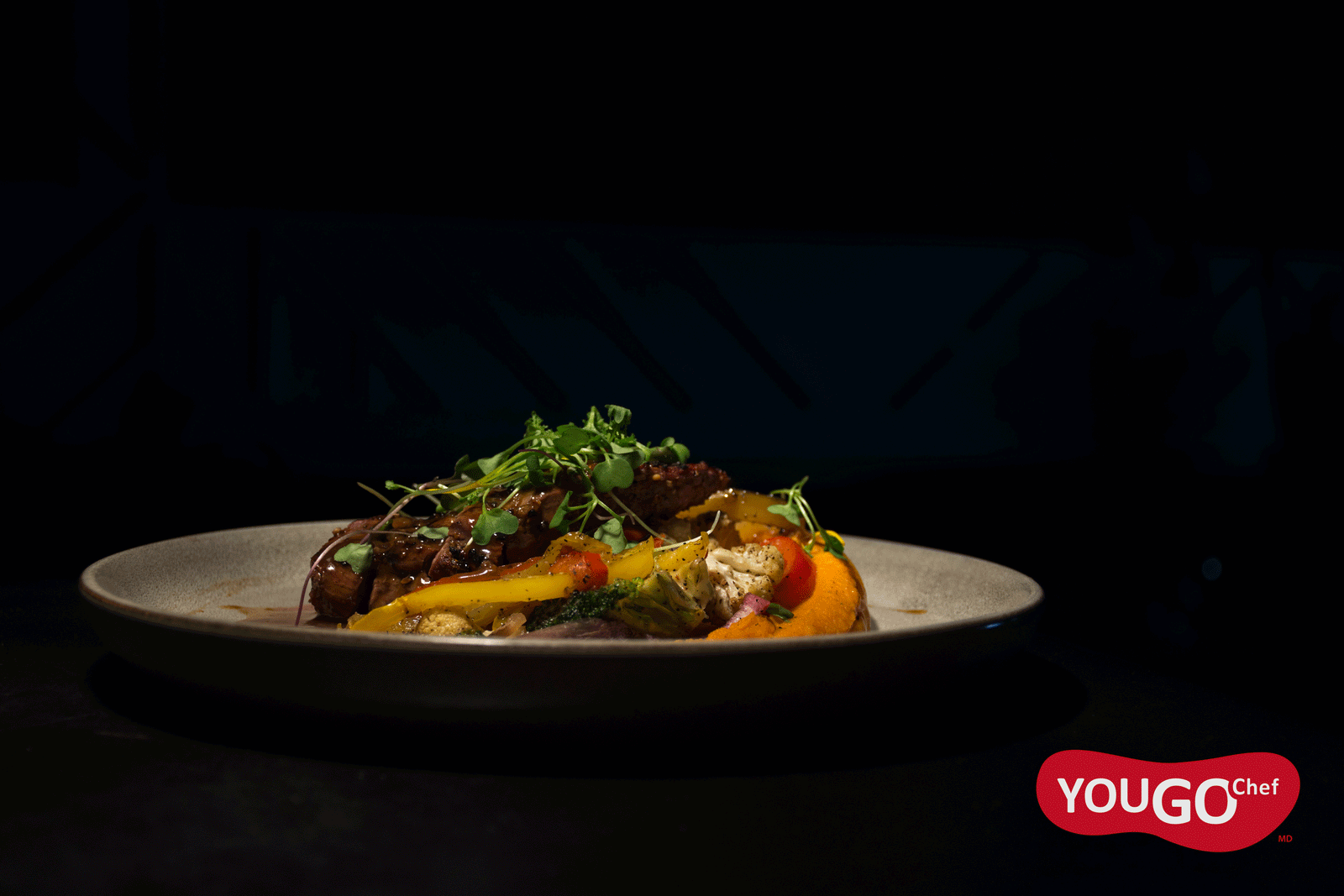 Émincé de boeuf sauce au poivre