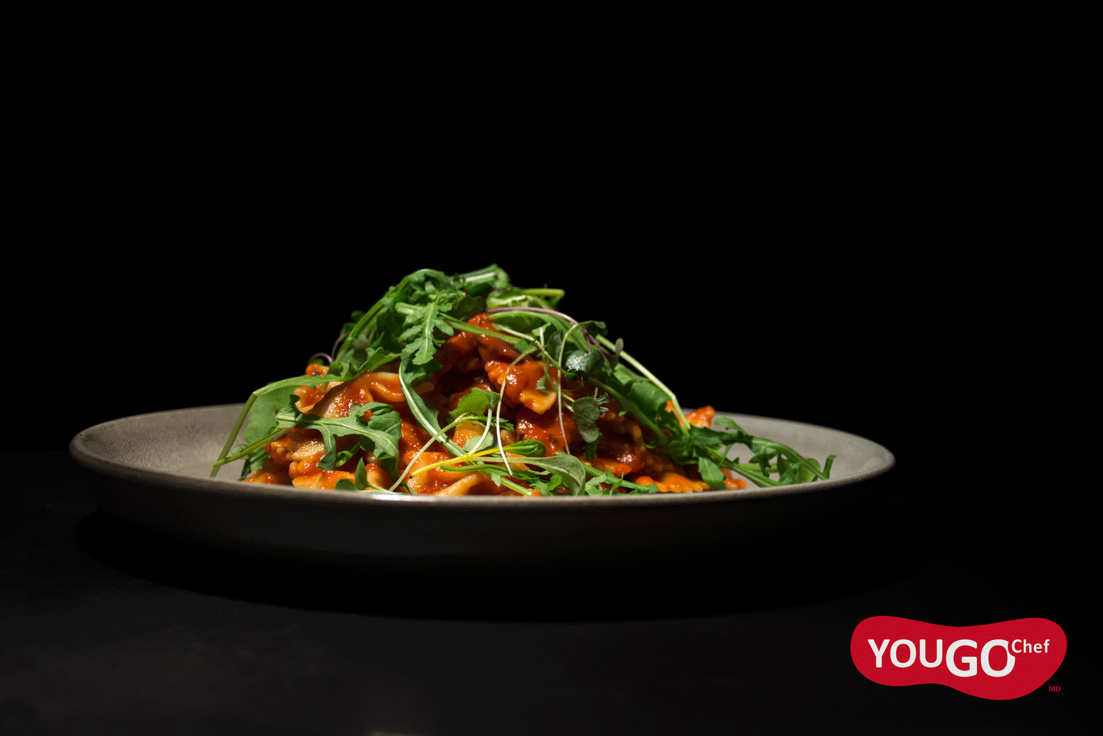 Farfalles sauce tomate, basilic et chorizo