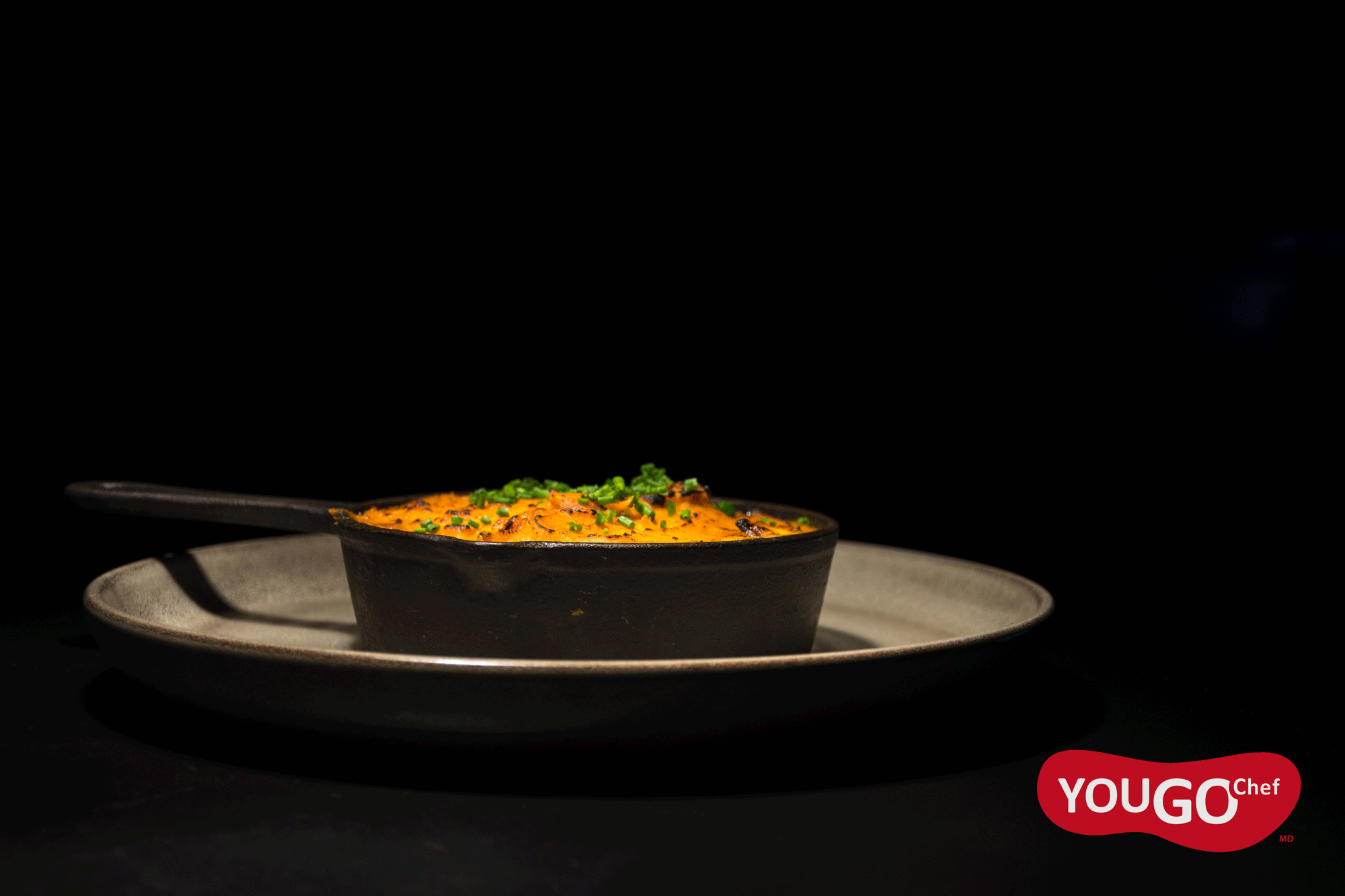 Parmentier de porc effiloché sauce BBQ