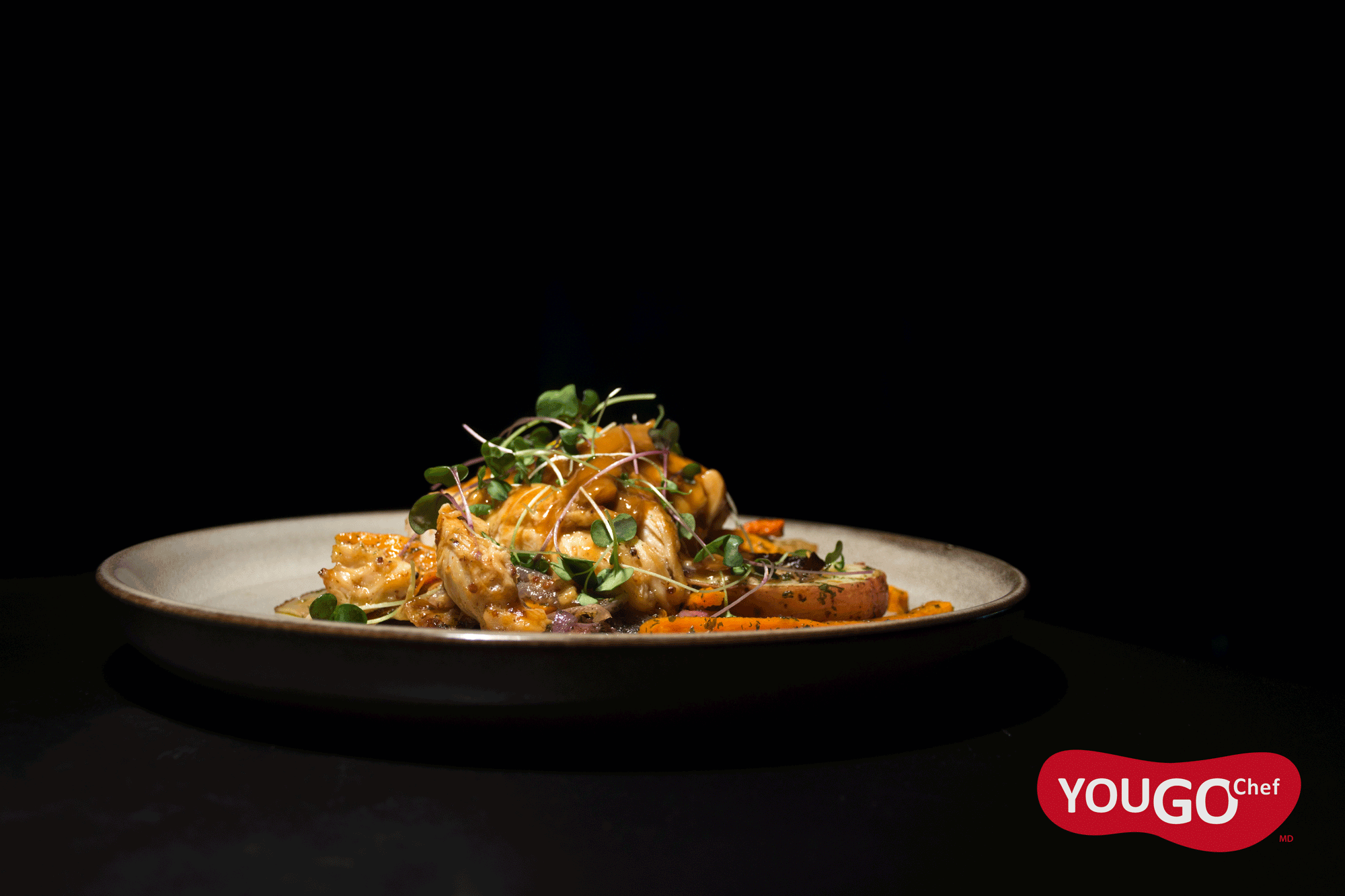 Poulet mariné à la moutarde de meaux à l'ancienne