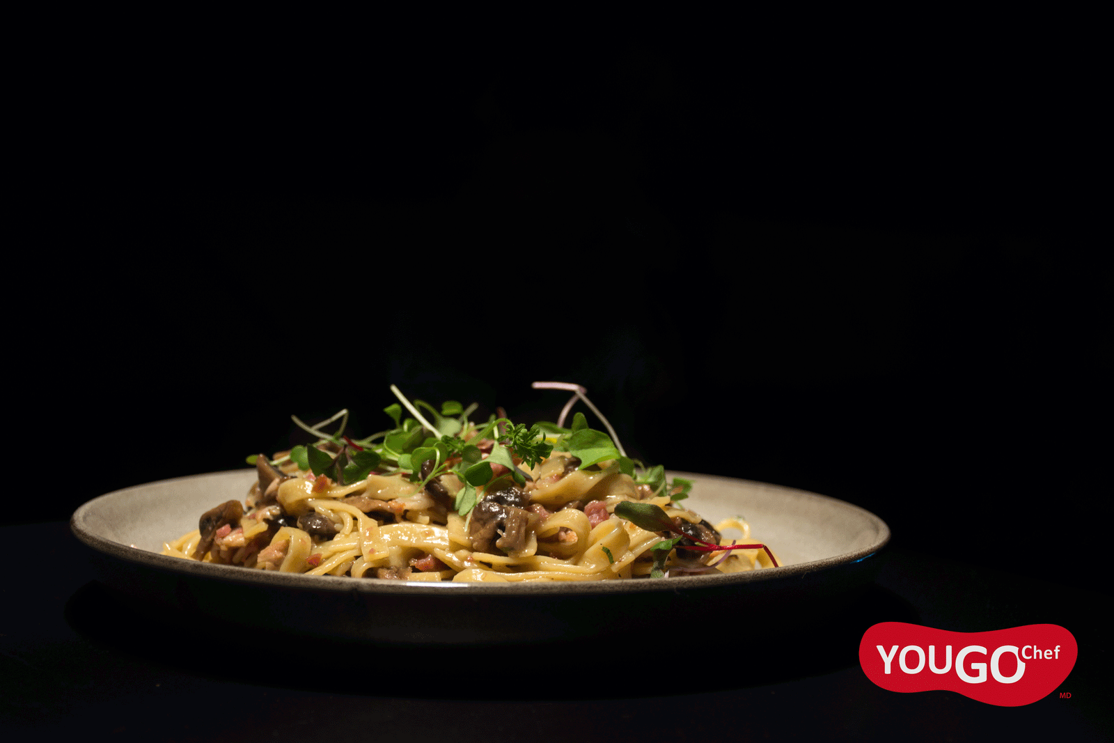 Tagliatelles aux champignons mixtes